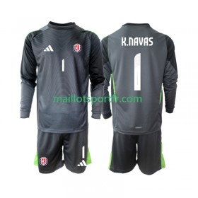 Maillot de Foot Costa Rica Keylor Navas 1 Gardien Enfant Exterieur 2025 ML